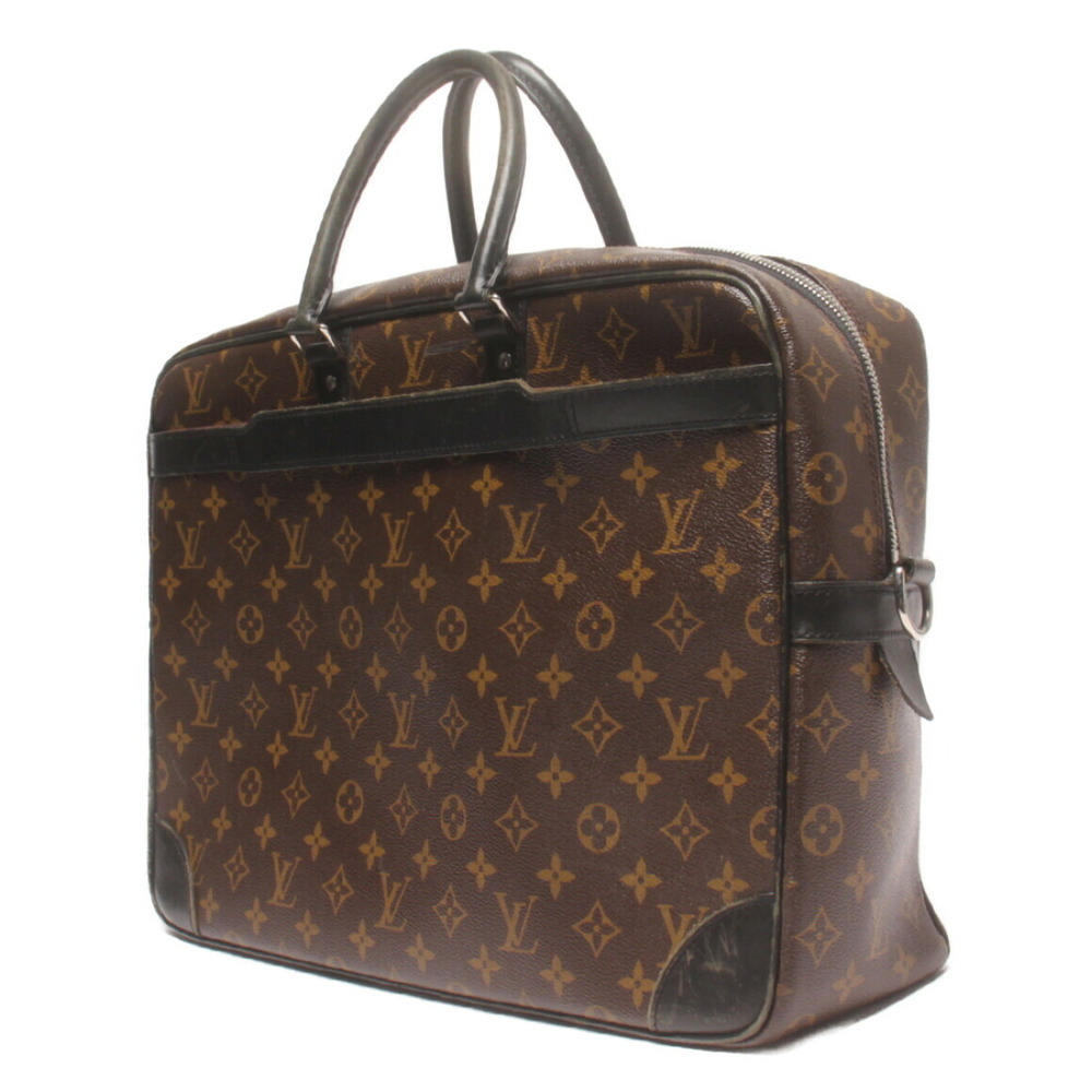 Louis Vuitton Monogram Macassar Voyage Briefcase Business